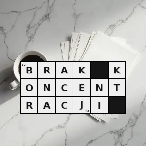 Hasło krzyżówkowe skulić się - brak koncentracji – rozwiązanie, synonimy, podpowiedzi i definicje krzyżówkowe